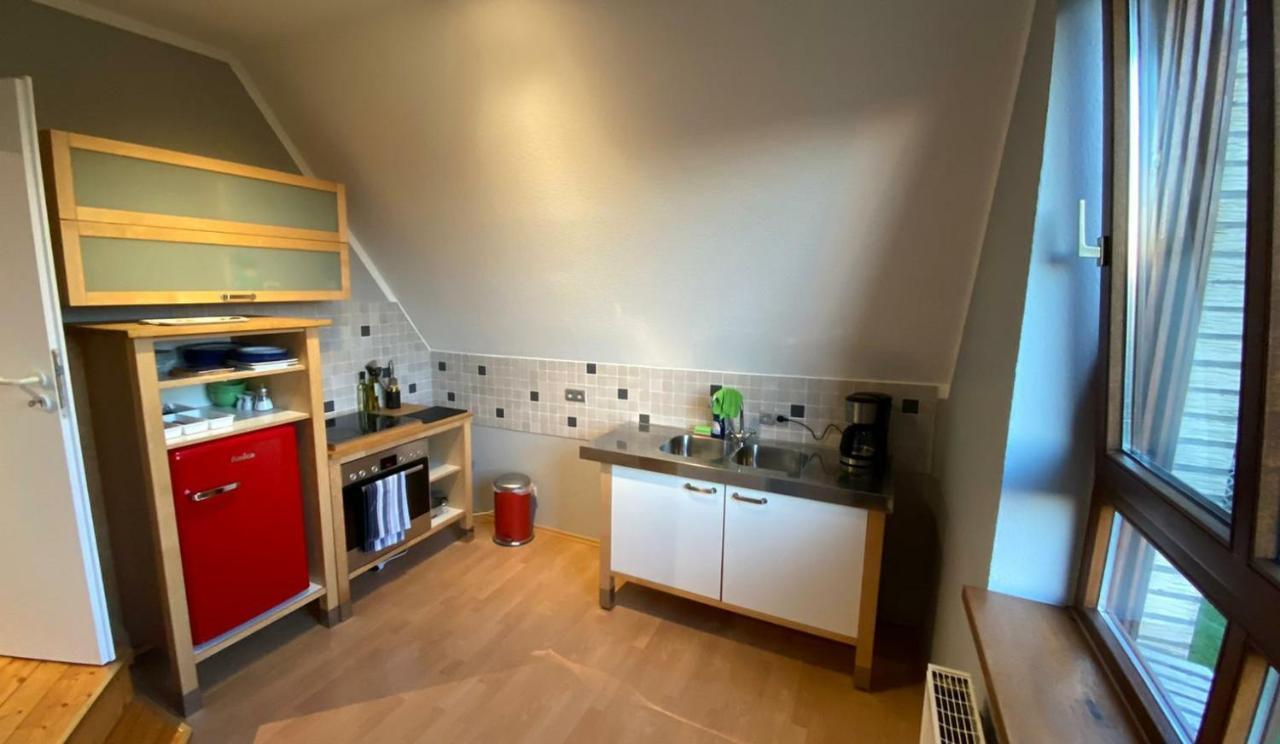 *To Hus* Wohnung Am Rande Von Jever Eksteriør billede
